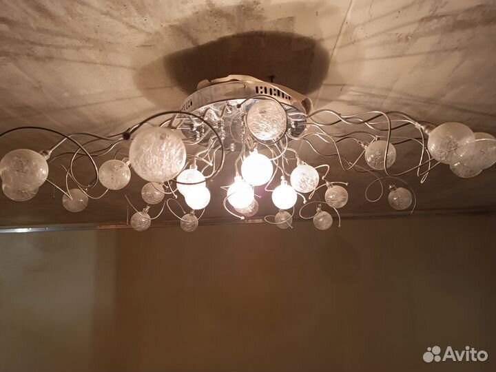 Люстра потолочная бу