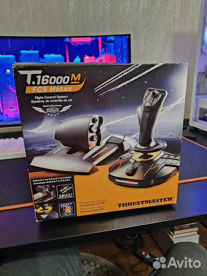 Джойстик+руд ThrustMaster T-16000M FCS hotas