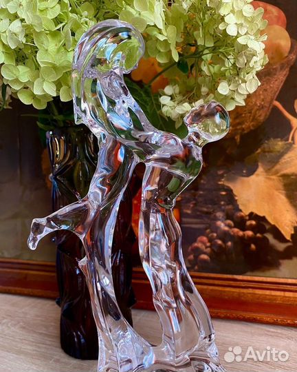 Статуэтка хрустальная, Италия. Винтаж