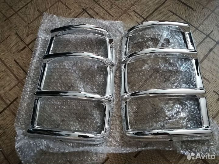 Накладки задних фонарей УАЗ Патриот Пикап хром