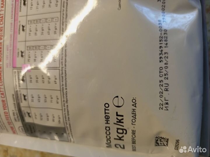 Корм для кошек