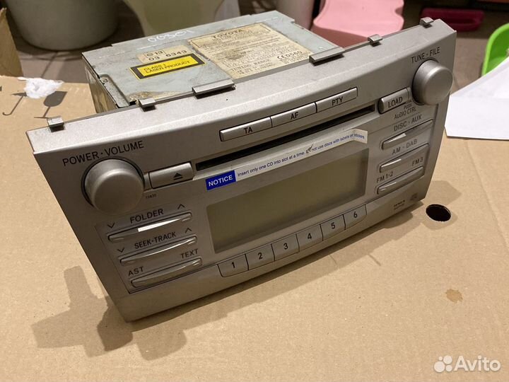 Магнитола оригинальная CD Toyota Camry V40