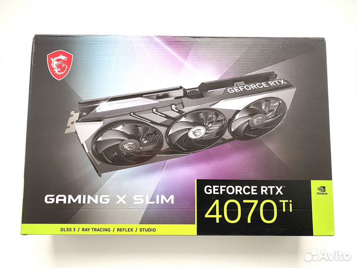 Видеокарта MSI GeForce RTX 4070 Ti 12gb