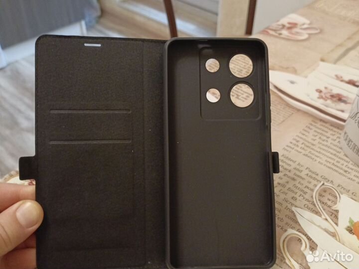 Чехол книжка для infinix note 30