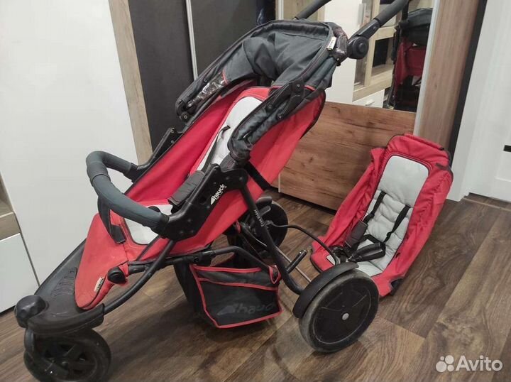 Коляска для двойни и погодок Hauck