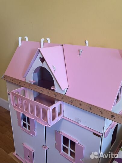 Большой кукольный домик для девочки. Деревянный
