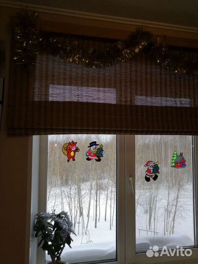 Римская штора из бамбука