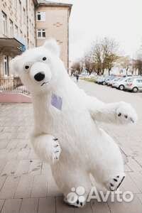 Белый мишка,Панда,аниматоры,ростовые куклы