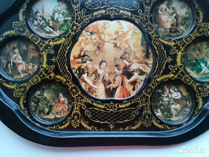 Декоративный поднос СССР 2 шт