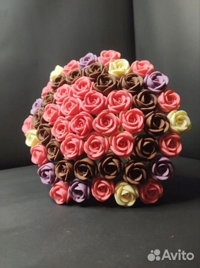 Шоколадные Розы - 51 шт в Букете