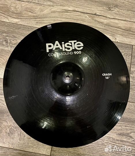 Тарелки paiste color black,hi-hat 14,crash 16,18