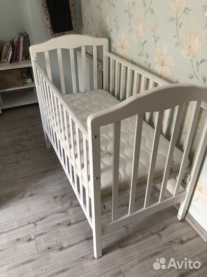 Детская кроватка Антел Алита с матрасом