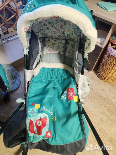 Санки коляска ника