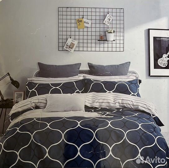 Постельное белье сатин евро