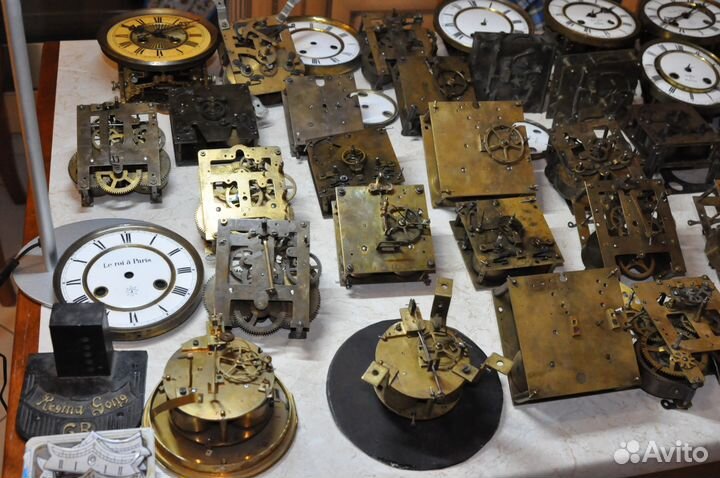 Разные механизмы для каминных и настенных часов 2