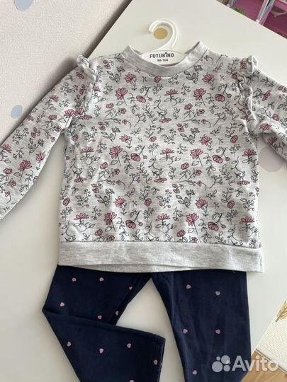 Вещи пакетом на девочку 86 92 zara hm baby go