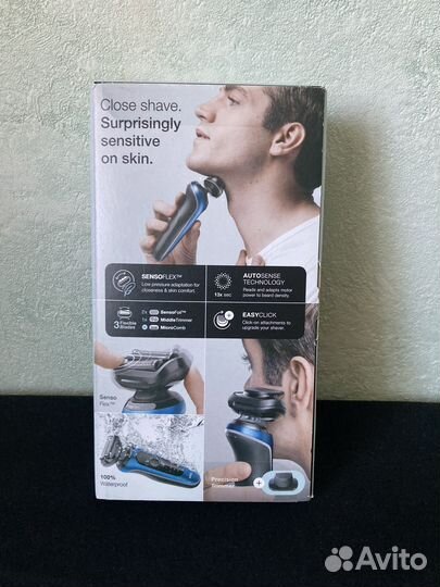 Бритва Braun S6 61-B1200s SensoFlex, Wet&Dry