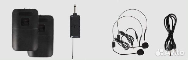 Радиомикрофон 2 головных передатчика + приемник