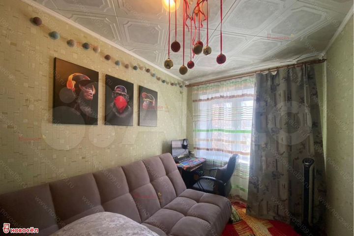 Комната 9,5 м² в 8-к., 4/4 эт.