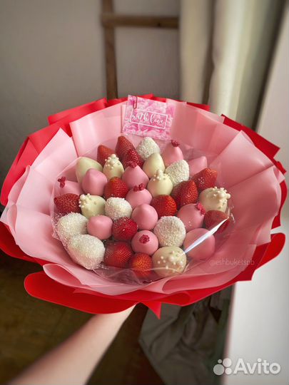Клубника в шоколаде / Съедобные букеты