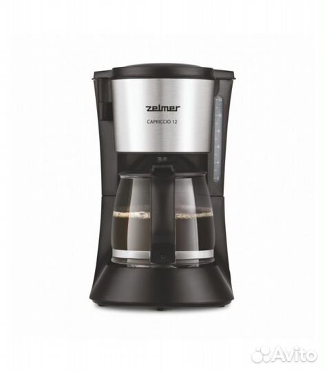 Капельная кофеварка Zelmer Capriccio ZCM1200, черн