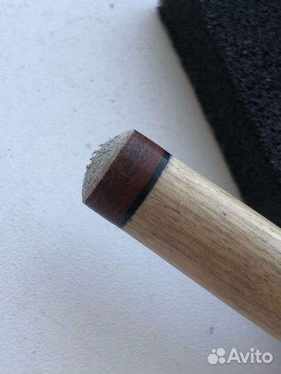 Замена наклейки, фибры на бильярдном кие