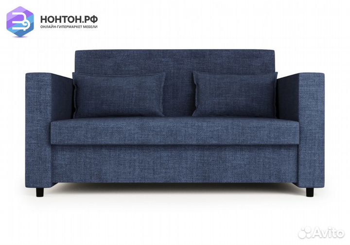 Диван еврокнижка Алекс 1 синий