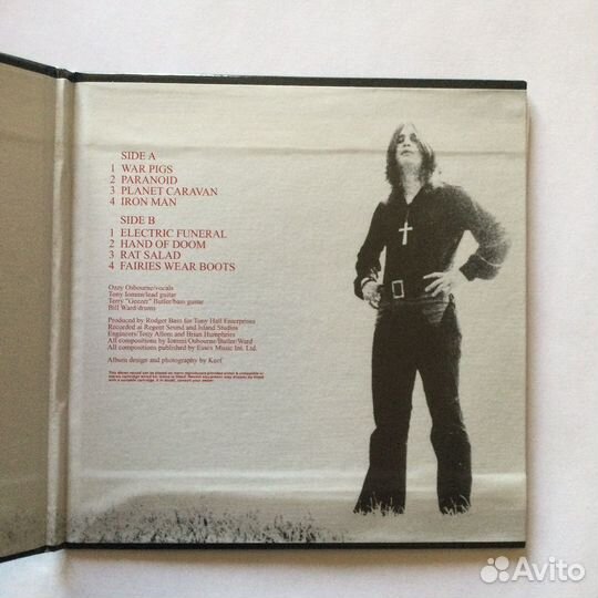 CD Black Sabbath/Paranoid, реплика,Russia