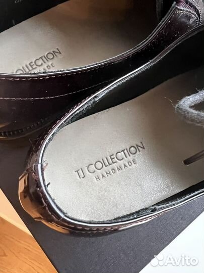 Полуботинки женские туфли лаковые кожа бордо 36