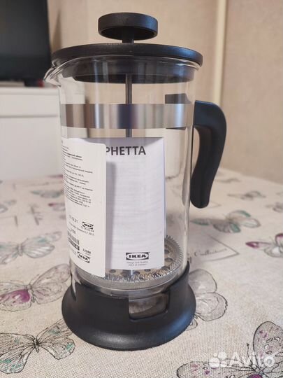 IKEA Кофе-пресс/заварочный чайник упхетта 1л икеа