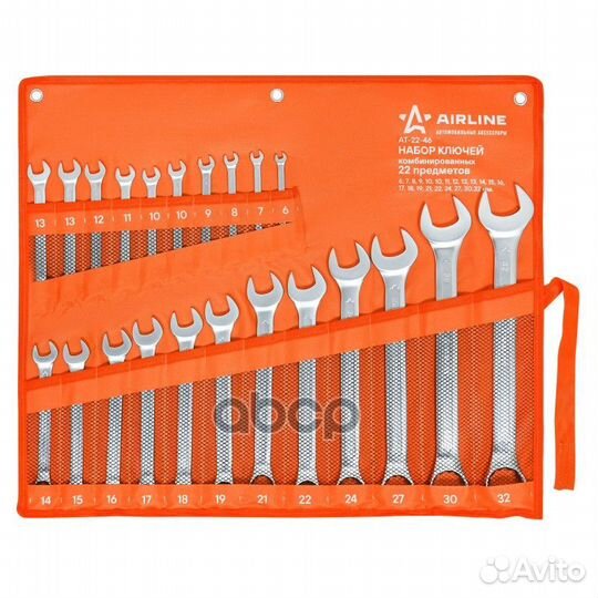 Набор ключей комбинир. 22 предм. (6,7,8,9,10,10