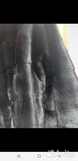 Шуба норковая с капюшоном 50 52