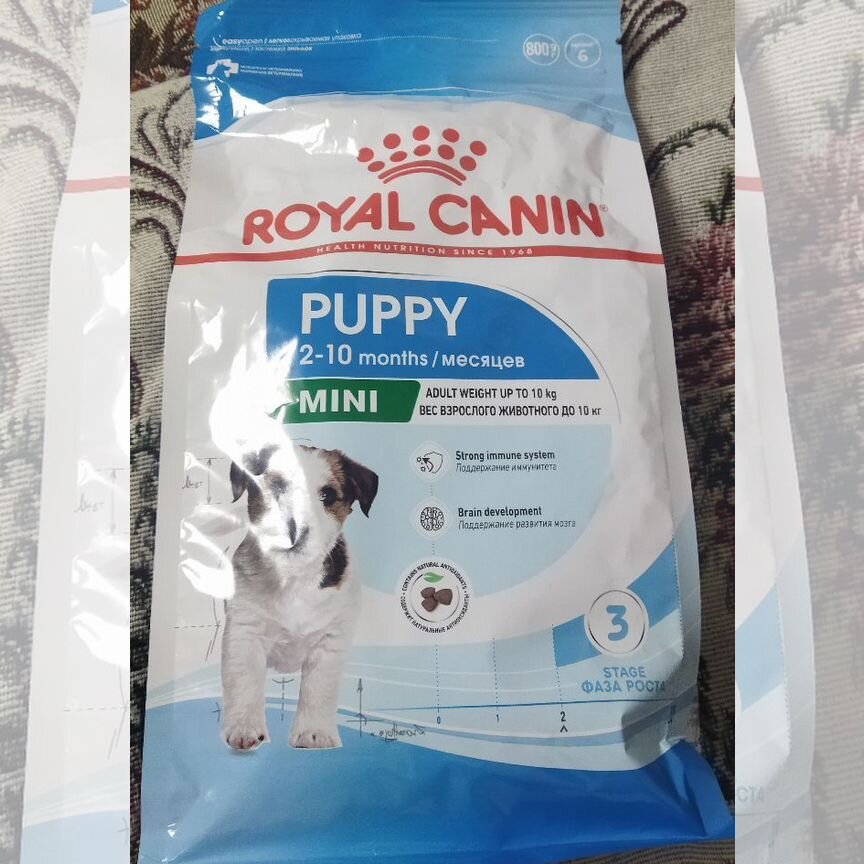 Корм для собак royal canin puppy mini