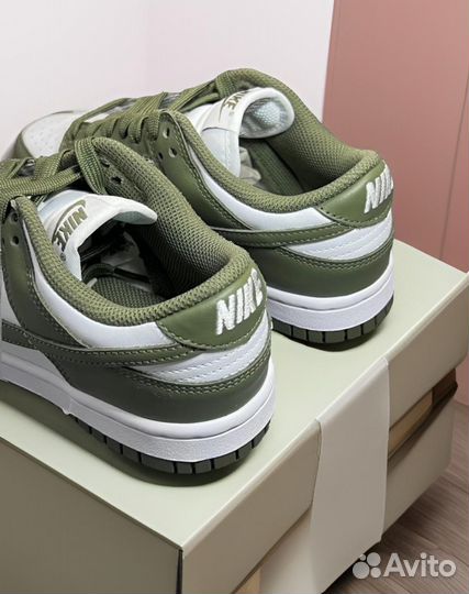 Кроссовки Nike Dunk Low Medium Olive оригинал