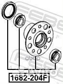 Ступица передняя mercedes W204 1682-204F 1682-2