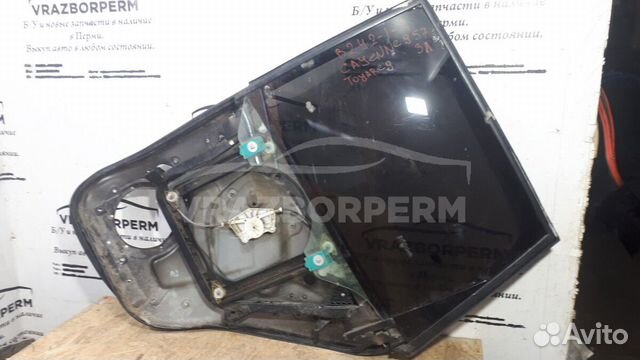 Стекло двери задней левой (опускное) VW Touareg