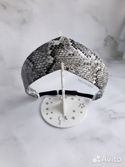 Кокошник змея рептилия леопард ободок