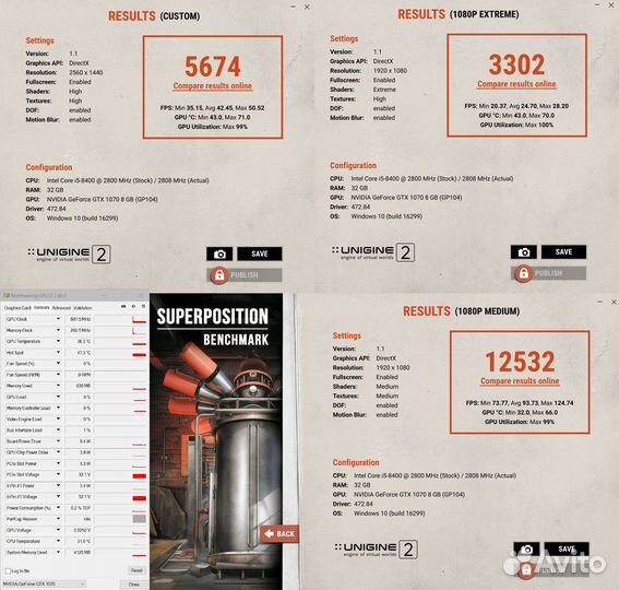 Продаю видеокарту Palit GTX 1070 JetStream