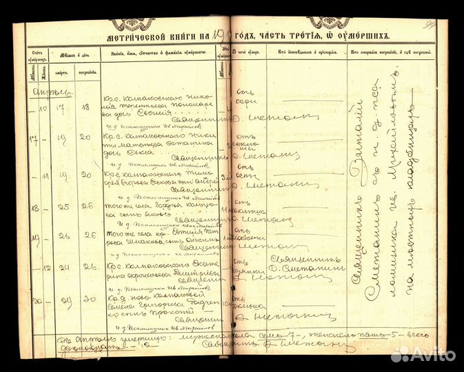 Составление родословной. Поиск предков. Архивы