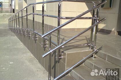 Перила из нержавейки, ограждения, поручни