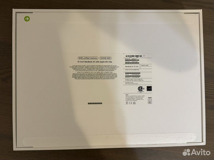 Ноутбук Apple MacBook Air 15 M2 8/512