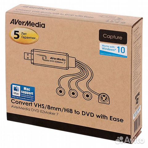Карта видеозахвата avermedia DVD EZMaker 7 объявление продам