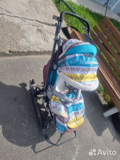 Коляска санки