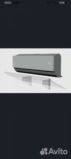 Экран кондиционера настенного