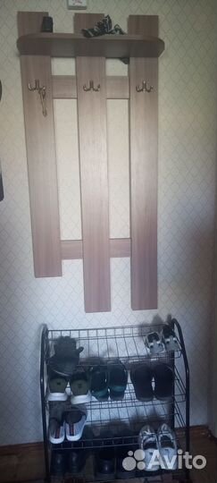 Обувница с вешалкой бу