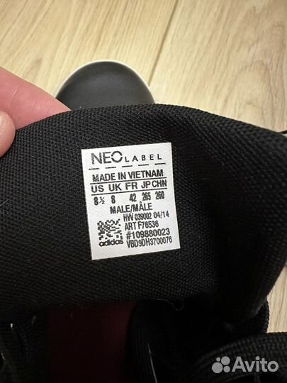 Adidas Neo высокие кеды