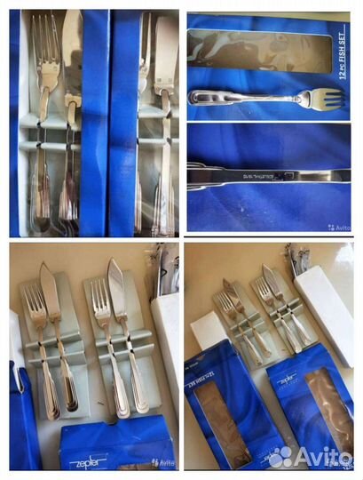Новые оригинал столов. приборы Zepter 12 предм
