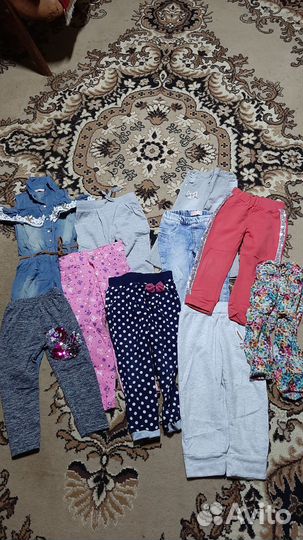 Детская одежда для девочек 86 92 пакетом