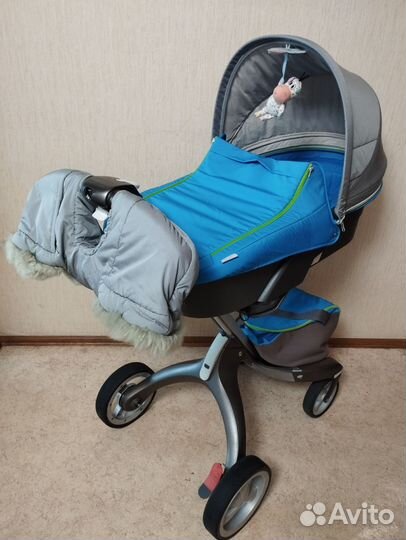 Коляска Stokke Xplory V4 2в1 + зимний кит