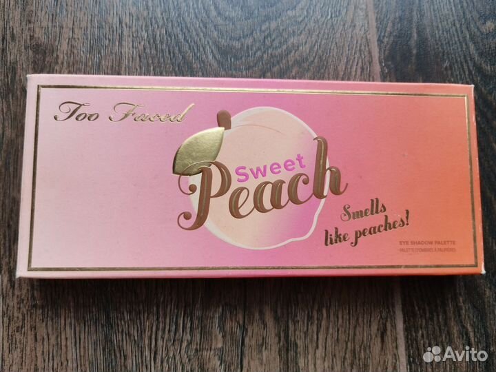 Too faced тени sweet peach